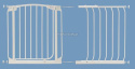 DREAMBABY Rozszerzenie bramki bezpieczeństwa o 54 cm - białe (wys.75)