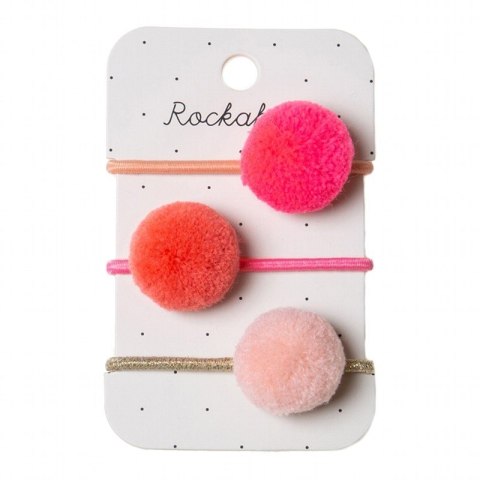 Rockahula Kids - gumki do włosów Pandora Ponies Coral