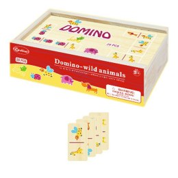Domino drewniane dzikie zwierzęta Onshine