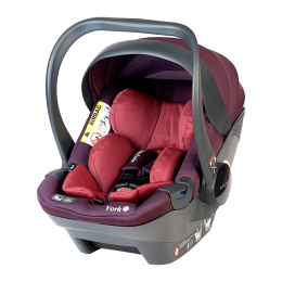 YORK BabySafe fotelik samochodowy 0-13kg 0-15m - różowo/fioletowy
