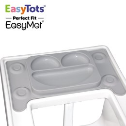 EasyTots - IKEA Perfect Fit EasyMat GREY talerzyk silikonowy z podkładką