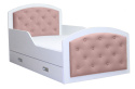 Moon Meowbaby łóżko dziecięce 160x80 z materacem - Rose