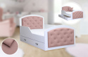 Moon Meowbaby łóżko dziecięce 160x80 z materacem - Rose