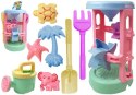Zestaw Zabawek plażowych Lejek Foremki 8 Elementów