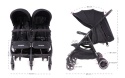 KUKI TWIN 2.0 Baby Monsters wózek bliźniaczy kolor MILKSHAKE
