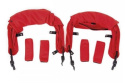 KUKI TWIN 2.0 Baby Monsters wózek bliźniaczy kolor RED