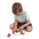 Drewniana deska z warzywami do krojenia, Mini Chef, Tender Leaf Toys