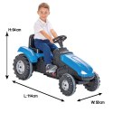 WOOPIE Traktor na Pedały Farmer MegaTrac XL Niebieski