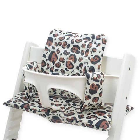 Jollein - Poduszka do krzesełka Stokke Tripp Trapp Leopard Natural