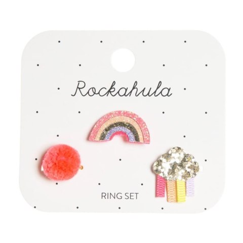 Rockahula Kids - 3 pierścionki Sherbet Dip Rainbow