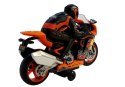 Motocykl Zdalnie Sterowany R/C Pomarańczowy 2.4G