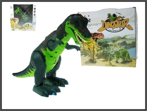 Dinozaur chodzący 37cm światło, dźwięk 3 kolory cena za 1 szt