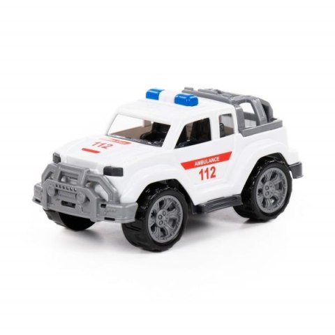 Polesie 84705 Samochód Legionista-mini karetka pogotowia, ambulans w siatce
