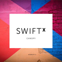 HAUCK SWIFT X Single Deluxe Canopy Budka do wózka Swift X - BLUE