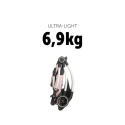 HAUCK COLIBRI Ultralekki wózek spacerowy 6,9 kg ładowność do 25 kg - MELANGE ROSE