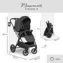 HAUCK VISION X SEAT Siedzisko do wózka Vision X - MELANGE BLACK