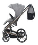 LUCKY BabySafe 2w1 wózek głęboko-spacerowy do 22 kg - Grey