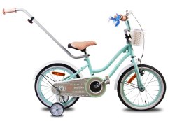 Rowerek dla dziewczynki 16 cali Heart bike - miętowy