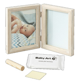 MY BABY TOUCH 1P Baby Art - Ramka na zdjęcie z odciskiem rączki lub nóżki / 341 9 - honey / 341 0 - stormy