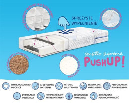 Sensillo Supreme PushUP (120x60x16 cm) komfortowy i zdrowy sen