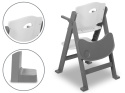 FLORIS Lionelo Drewniane krzesełko do karmienia - Grey Stone
