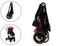 RIYA Lionelo Wózek wielofunkcyjny wersja spacerowa, duże koła - PINK VIOLET