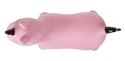 Skoczek gumowy dla dzieci JEDNOROŻEC 60 cm różowo - czarny do skakania z pompką