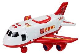 Samolot Transportowy Straż Pożarna z Naciągiem 1:64 Dźwięk Światła