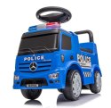 Pojazd jeździk dla dziecka na roczek, pchacz Mercedes Antos Policja dźwięki niebieski