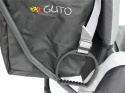 GUTO Classic Nosidło turystyczne, lekkie 2,16kg dla dzieci od około 6 miesiąca do 18 kg - czarno / żółty