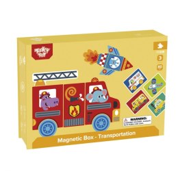 TOOKY TOY Układanka Edukacyjna Montessori Magnetyczne Pudełko dla Dzieci 80 el.