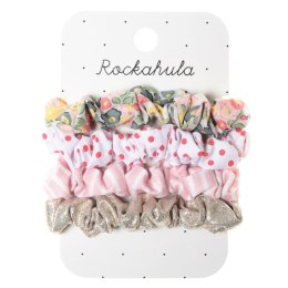 Rockahula Kids gumki scrunchie do włosów dla dziewczynki 4 szt. Secret Garden