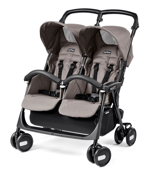 ARIA SHOPPER TWIN CLASSICO Peg Perego 9,7kg wózek bliźniaczy - mod beige