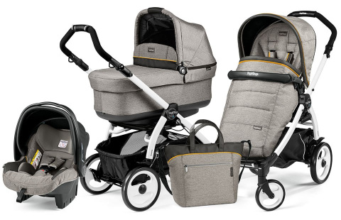 BOOK 51 POP-UP COMPLETO MODULAR 3w1 Peg Perego - luxe grey