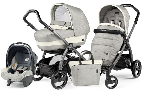 BOOK S ELITE COMPLETO MODULAR 3w1 Peg Perego - luxe opal