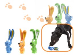 Zabawka dla psa gryzak gumowy królik 16,5cm