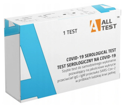 Test Serologiczny AllTest na Covid-19 Test na przeciwciała z krwi