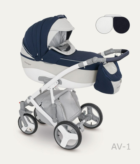 AVENGER LUX CAMARELO 3w1 wózek wielofunkcyjny z fotelikiem 0-13kg AV-1