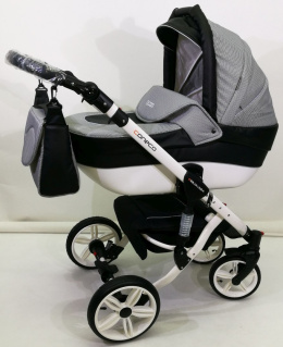 PRIMAVERA 3w1 Coneco wózek wielofunkcyjny z fotelikiem BE ONE 0-13 kg 4****ADAC B-One Nania 18 czarna pepitka