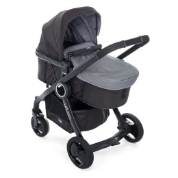 URBAN STROLLER PLUS CROSSOVER Chicco 3W1 wózek głeboko-spacerowy + fotelik Auto Fix Fast 0-13kg