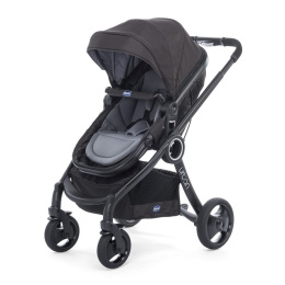 URBAN STROLLER PLUS CROSSOVER Chicco 3W1 wózek głeboko-spacerowy + fotelik Auto Fix Fast 0-13kg