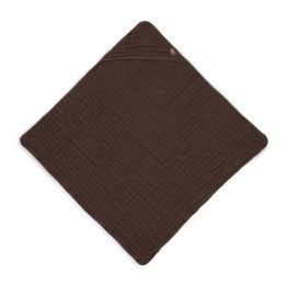 Jollein - Ręcznik kąpielowy z kapturem 75 x 75 cm MUSLIN Cheastnut