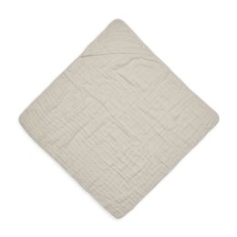 Jollein - ręcznik kąpielowy z kapturem 75 x 75 cm MUSLIN Nougat
