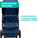 Multiride Chicco 0m+ do 22kg Terenowa spacerówka z gumowymi kółkami - Deep Blue