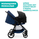 Multiride Chicco 0m+ do 22kg Terenowa spacerówka z gumowymi kółkami - Deep Blue