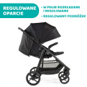 Multiride Chicco 0m+ do 22kg Terenowa spacerówka z gumowymi kółkami - Jest Black