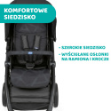 Multiride Chicco 0m+ do 22kg Terenowa spacerówka z gumowymi kółkami - Jest Black