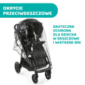 Multiride Chicco 0m+ do 22kg Terenowa spacerówka z gumowymi kółkami - Jest Black