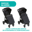 Multiride Chicco 0m+ do 22kg Terenowa spacerówka z gumowymi kółkami - Jest Black