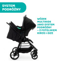 Multiride Chicco 0m+ do 22kg Terenowa spacerówka z gumowymi kółkami - Jest Black